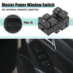 Front Left Driver Side Master Power Window Switch Fit for Chevrolet Sonic –