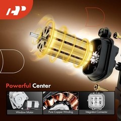 Power Window Regulator with Motor Rear Driver Side Compatible with Acura RL