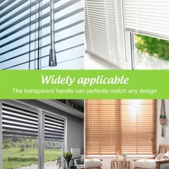 2 Pcs Aluminum Curtain Rod Drapery Pull Rods Curtains Turn Hook