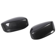1 Pair Carben Fiber Style Side Mirror Cap Cover For European