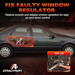 Power Window Regulator with Motor Rear Left Driver Side Compatible with Toyota