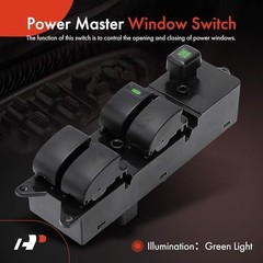 Master Power Window Switch Compatible with Mitsubishi Lancer 2008-2009, Front