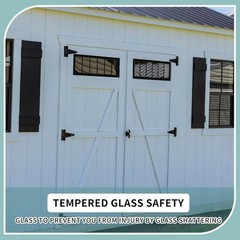 10×35″ Shed Window Transom Tempered Glass Basement