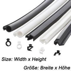 uPVC Window & Door Bubble Gasket Seal Flipper Double Glazing Rubber Draught Seal