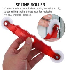 2PCS Screen Rolling Tools Spline Tool Screen Door Roller Tool Flat Spline Tool