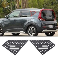 Rear Side Window Louvers Air Ven Trim Accessories Compatible （2019-2024）Style B