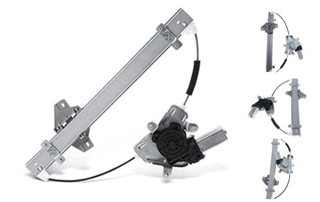 Front Power Window Regulator Driver Side with 2-Pin Motor Front Driver Side