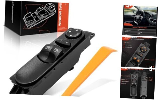 Master Power Window Switch Compatible with Dodge Sprinter 2500/3500 2005-2009