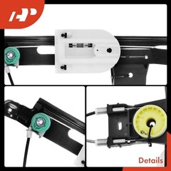 Rear Driver Side Power Window Regulator Compatible with Rear Driver (LH)