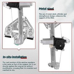 Power Window Regulator Rear Left Driver Side with Motor fits for 2003-2007