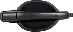 Outside Door Handle Black Textured Compatible with Mitsubishi Rear Right