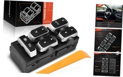 Front Left Driver Side Master Power Window Switch Compatible with Lincoln