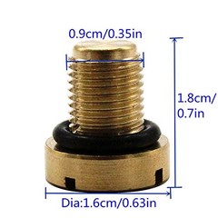 STORE 17111712788 Coolant Bleeder Screw Compatible for E46 E92 E90 E36 E39 &
