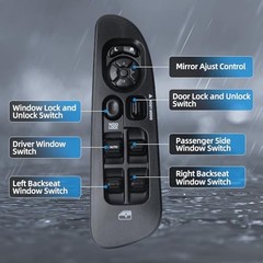 Power Window Switch Front Driver Side – Compatible with 2002-2008 Dodge Ram