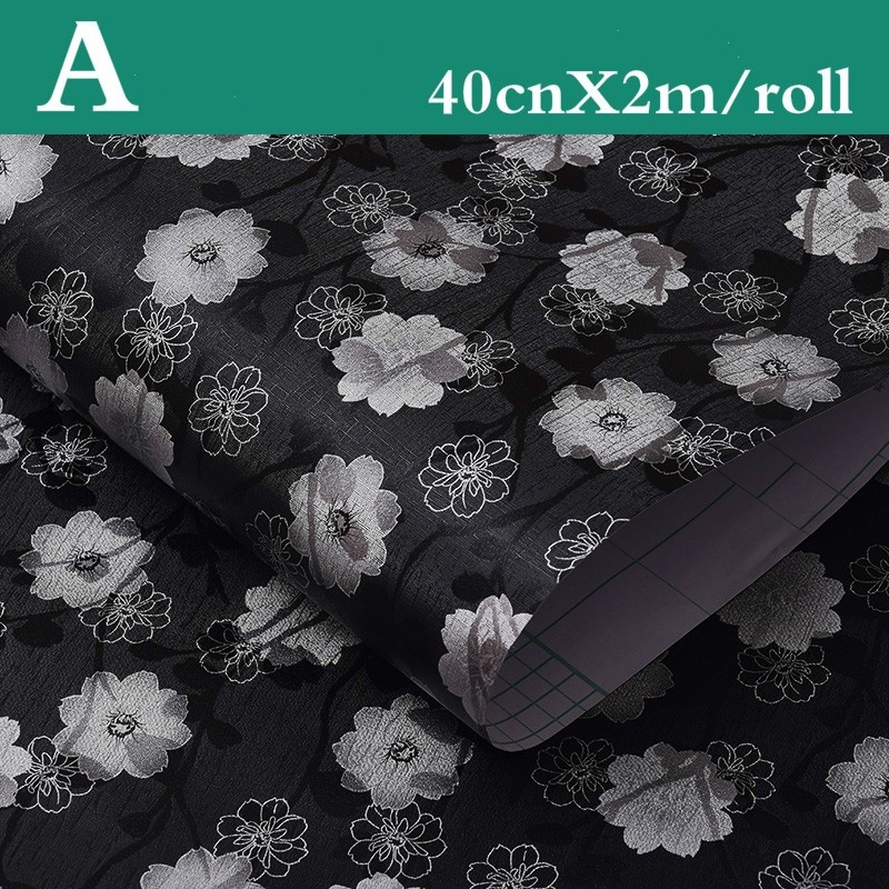 Self Adhesive Glass Window Door Sticker Film Frosted PVC Privacy Decor Floral