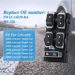 Master Power Window Switch – Front, Left Driver – Side – Compatible with 2003