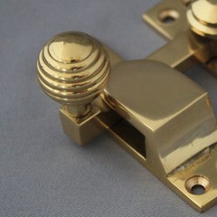 Brass Beehive Sash Window Fastener