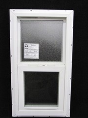 “Scratch N Dent” Mobile Home Window 14×27 Vinyl Privacy Glass See Description