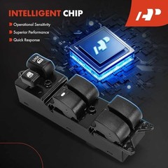 Front Driver Side Electric Master Power Window Switch Compatible with
