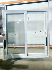 Double Panel Thermal break European style Sliding windows 60” X 63”