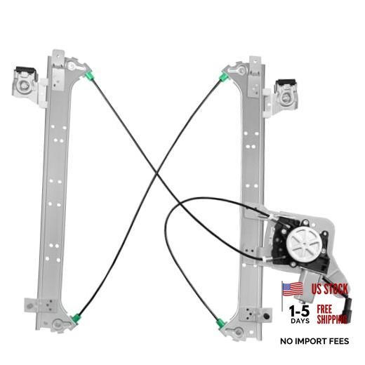 Rear Driver Side Power Window Regulator with Motor (2 Pins) Rear Driver (LH)