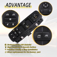 Power Window Switch Master Control Button 8+13 Left Driver Side Fit for Dodge