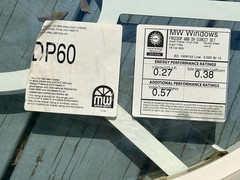 New Replacement Window M&W Oval 18.375 X 30.375 Double Pane Vinyl Made In USA