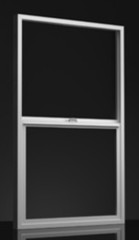 NEW Milgard Styleline Single Hung Vertical Slider Window with grills 35.5″x23.5″