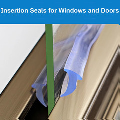 PVC Window & Door Wedge Gasket Seal Double Glazing Plastic Repair Draught Seal