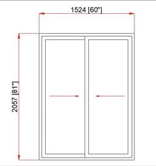 European Style Thermal break double layered Sliding Window/Doors