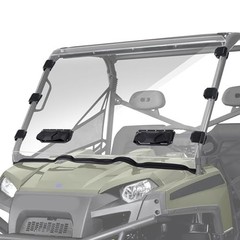 Scratch-Resistant Vented Front Windshield Compatible with Polaris Ranger 2010