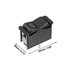 2pcs Power Window Switch Front Driver Side Master Control Switch