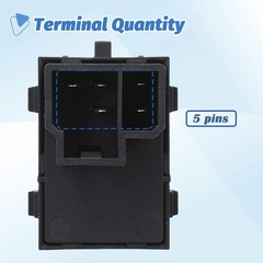 Passengers Power Window Switch & Door Lock Switch Button Compatible with 2002-20