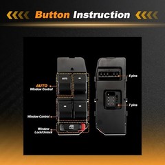1 AUTO Power Window Switch for Chevrolet Impala 2013-2019 Window Control