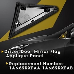Passenger Mirror Flag Applique Panel Fit for Grand Carava Size: Passenger side