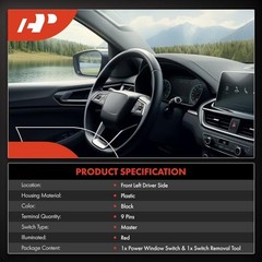 Mini Cooper Mini Power Window Switch – Compatible with Mini Cooper 2015-2019