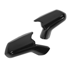 1 Pair Gloss Black Mirror Cover Cap Rear View Mirror Housing For Chevy Cama XLVB