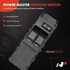 Front Left Driver Side Power Window Switch | Compatible with Dodge Dakota
