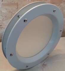 PORTHOLE FOR DOOR phi 350 mm White – RAL 9016