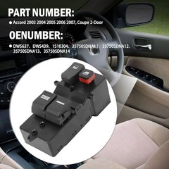 Master Power Window Switch Front Left Driver Side for Accord EX Coupe 2-Door