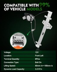 Front Left Power Window Regulator with Motor for:-Honda Front Left Driver Side