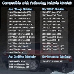 Power Window Switch Compatible with 03-07 Chevy Silverado | passenger