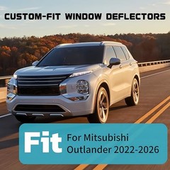 Tape-on Window Visor for Mitsubishi 2022-2026 Outlander