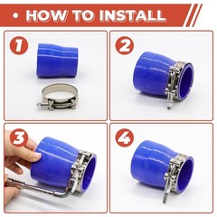 24 Pack 12 Size T-Bolt Hose Clamps, Stainless Steel_304 Working Range 28mm-11…