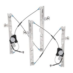 Front Driver & Passenger Side Window Regulator with Motor 6 Pins Compatible