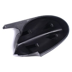 Pair of Carbon Fiber ABS Rear View Door Side Mirror Cover Cap for 3 Series E90 E