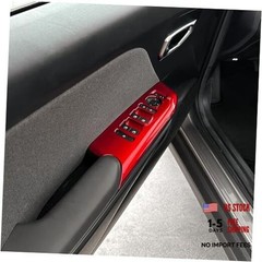 ABS Door Window Switch Panel Cover – Compatible with kia k4 2024-2026 red