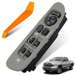 Power Window Switch Fit for 2002-2009 Dodge Ram 1500 2500 3500 Beige Brown
