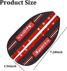Rearview Mirror Rain Eyebrow Shield, Vehicle Mirror Rain Pr Color: Black-Sport