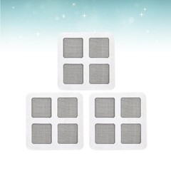 3Pcs Reusable Screen Stickers for Home Window Door Mesh Repair Grey